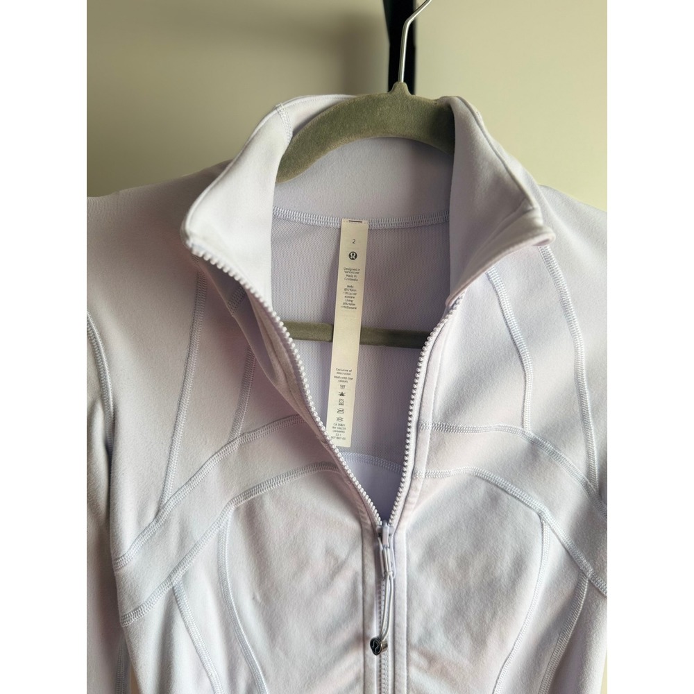 Lululemon Define Jacket *Luon – Size 2 – Blissful Blue - Picture 6 of 8